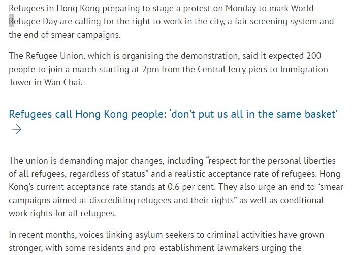 SCMP 20th June 2016, Respect Our Liberties