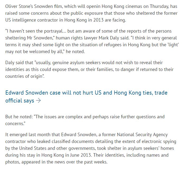 SCMP Edward Snowdem Movie